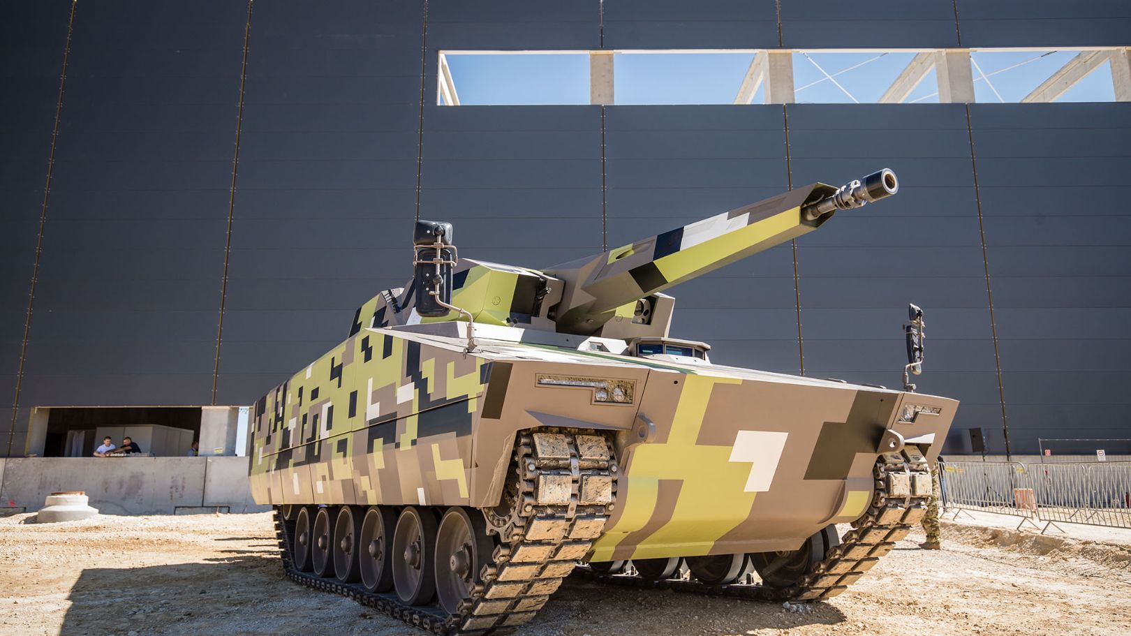 20210910 ZalaegerszegA német Rheinmetall és a magyar állam közös beruházásában épülő Lynx-harcjárműgyár, bokrétaünnepség.Fotó: Katona Tibor KTZalai Hírlap