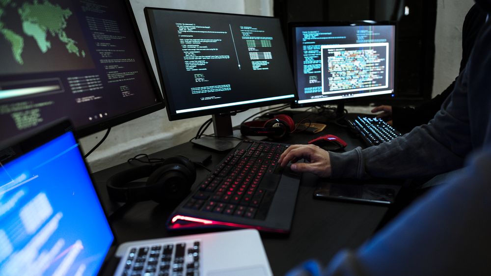 Hacker,Working,On,Computer,Cyber,Crime