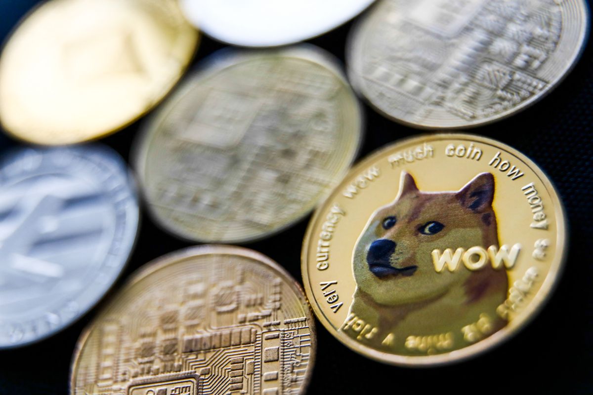 Dogecoin Cryptocurrency Photo Illustrations