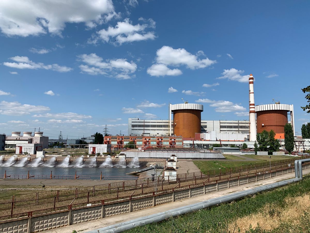Zaporizhzhia, Zaporizzsja ukrán atomerőmű South,Ukrainian,Nuclear,Power,Plant,In,Ukraine.