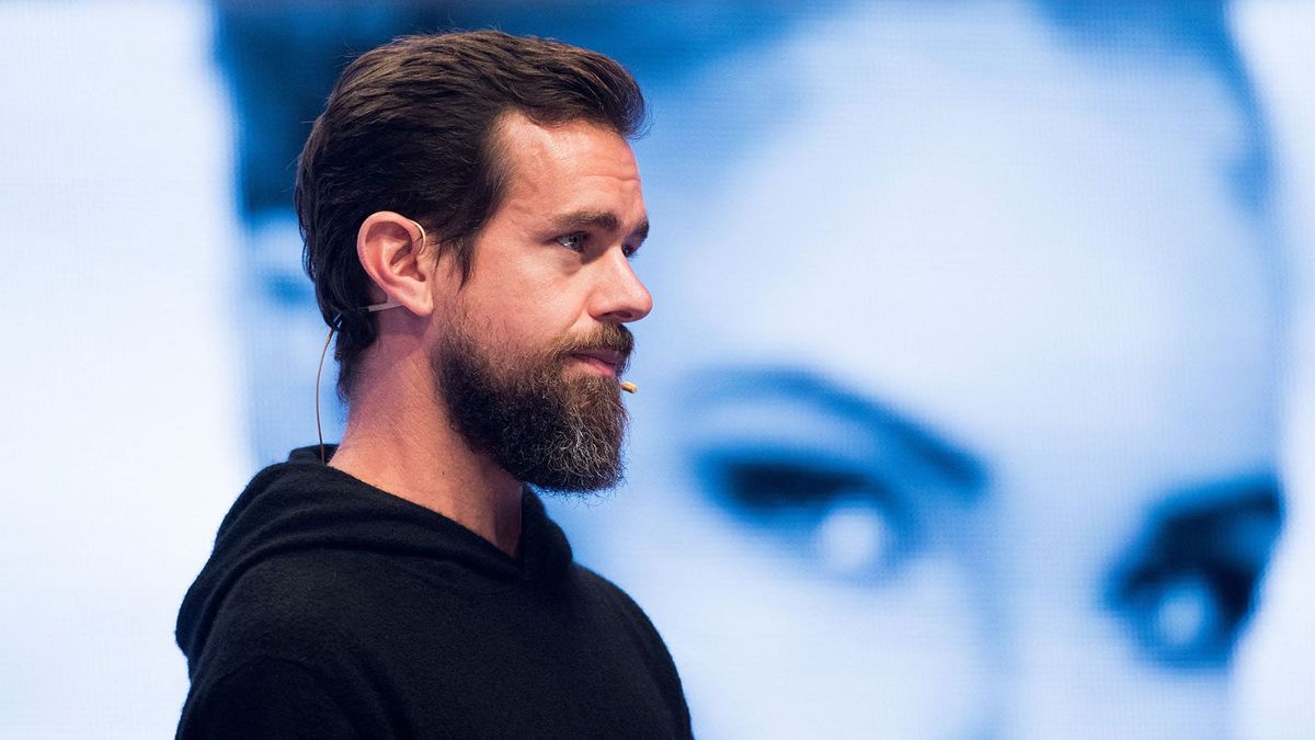 Jack Dorsey, CEO of Twitter is pictured at the digital fair dmexco in Cologne, Germany, 13 September 2017. Photo: Rolf Vennenbernd/dpa (Photo by ROLF VENNENBERND / DPA / dpa Picture-Alliance via AFP)
