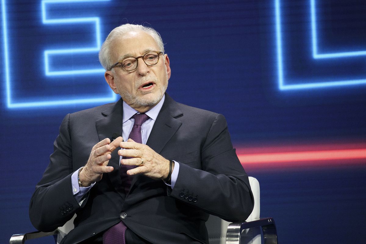 618078550 Nelson Peltz, chief executive officer of Trian Fund Management LP, speaks during the WSJDLive Global Technology Conference in Laguna Beach, California, U.S., on Tuesday, Oct. 25, 2016. The conference brings together an unmatched group of top CEOs, founders, pioneers, investors and luminaries to explore tech opportunities emerging around the world. Photographer: Patrick T. Fallon/Bloomberg via Getty Images