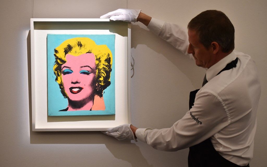 Andy Warhol egy Marilyn Monroe-t ábrázoló híres 1964-es portréja