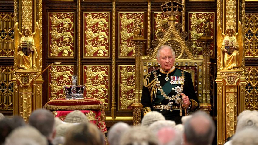 For the first time in six decades, II.  Elizabeth at the opening of the British Parliament