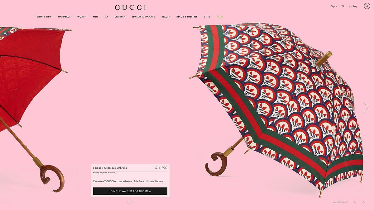esernyő Adidas Gucci
