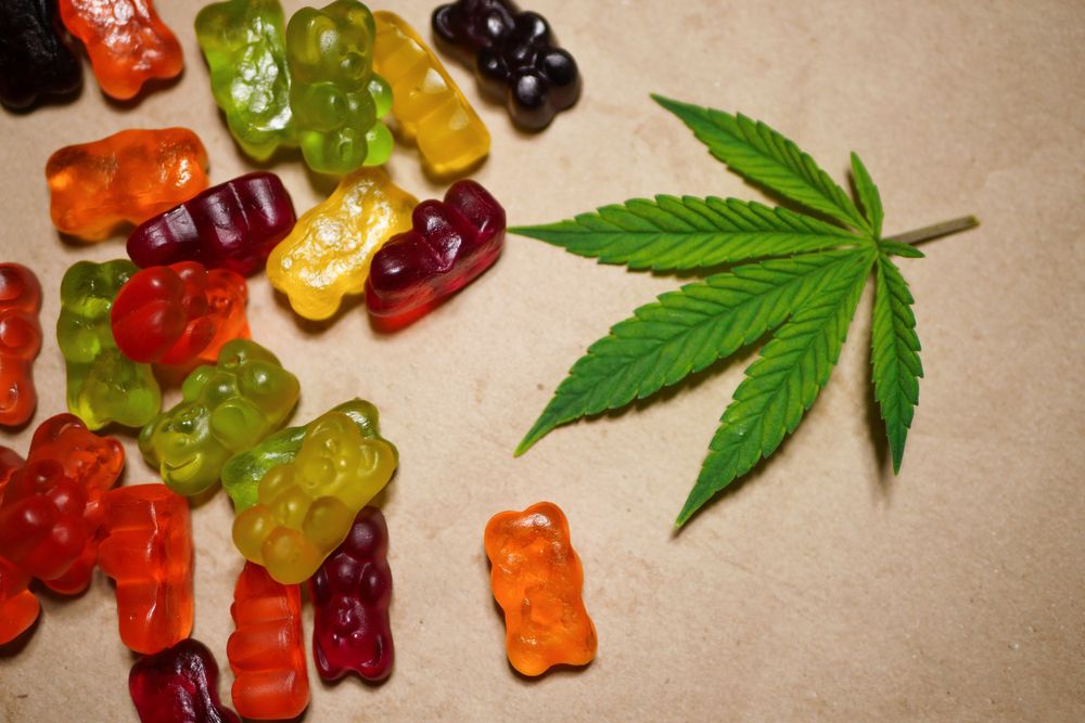 Cannabis,Infused,Gummy,Bears.,Medical,Cbd,Candies.,Mixed,Colors.,Marijuana