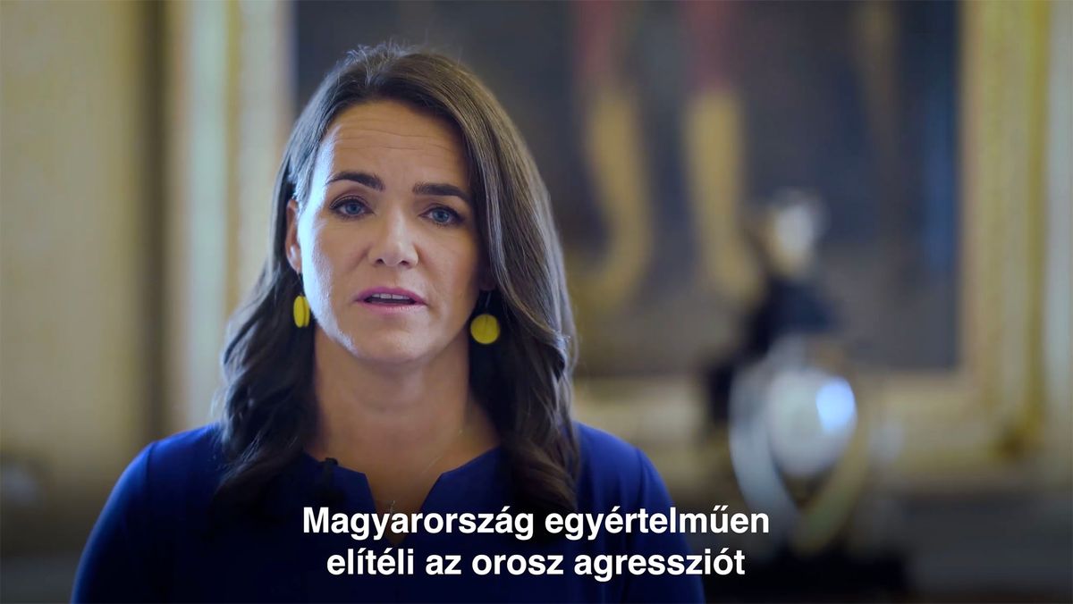 Novák Katalin köztársasági elnök Ukrajna Oroszország háború béke