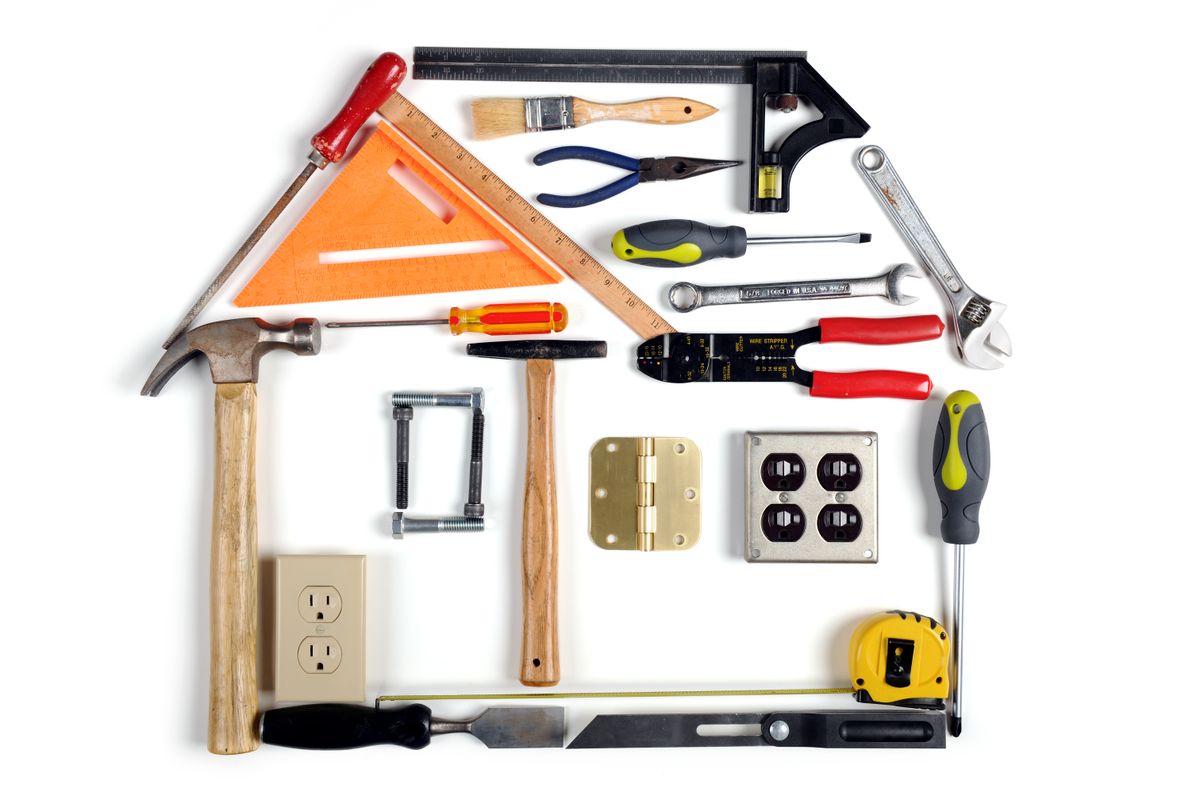 House,Made,Of,Tools,Over,White,Background