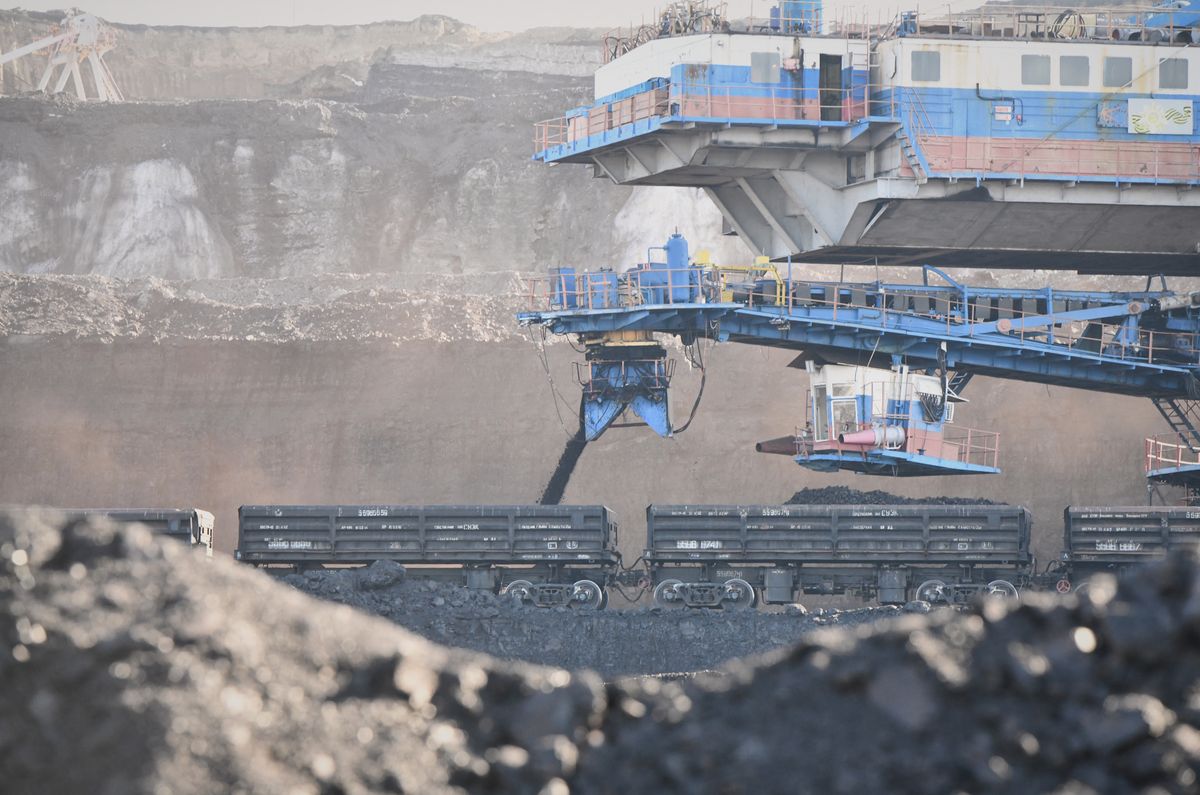 Borodinsky opencast coal mine