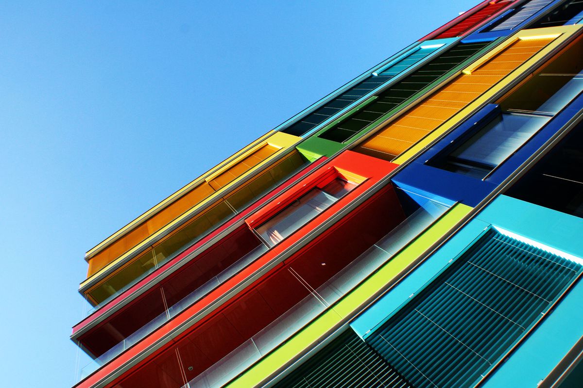 Colorful House in Budapest, Hungary lakáspiac ingatlan újépítésű albérlet eladó kiadó