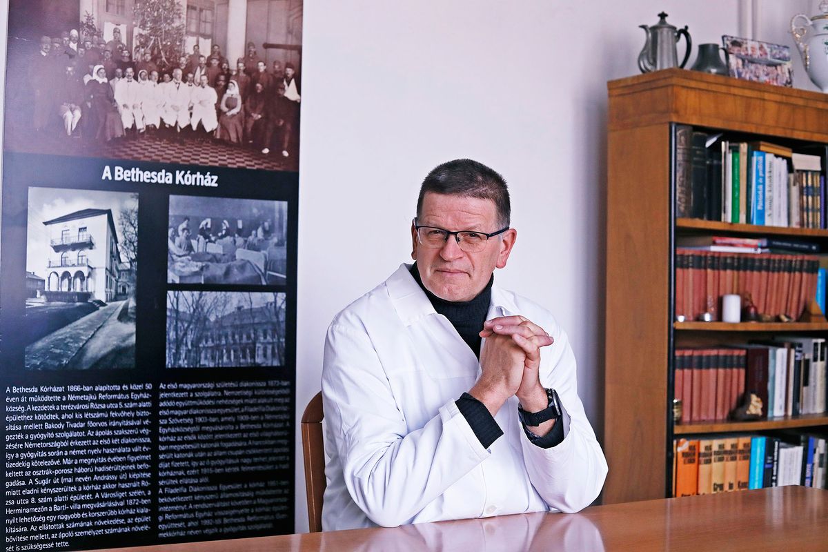 Dr. Velkey György, a Bethesda Gyermekkórház főigazgatója  20211214 Budapest Fotó Bach Máté BM Magyar Nemzet