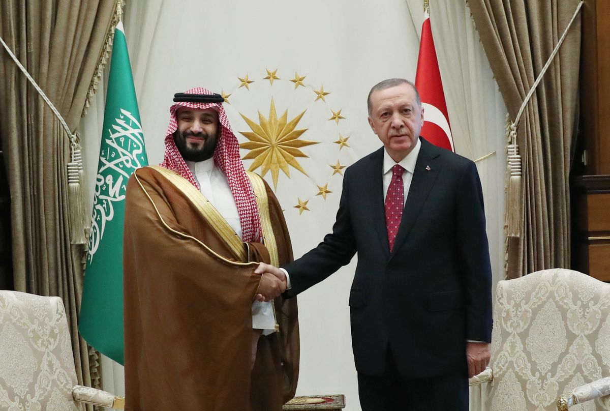 Recep Tayyip Erdogan-Mohammed bin Salman meeting in Ankara