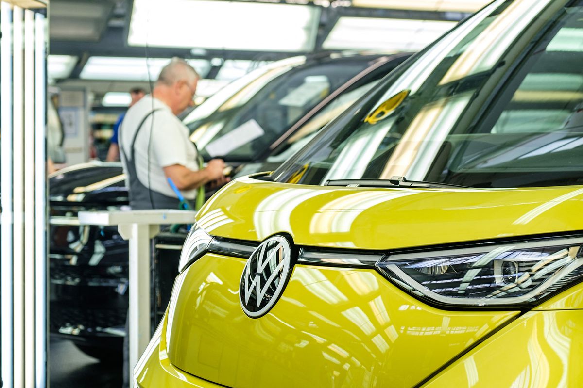 Production of the ID. Buzz at the VW plant in Hanover