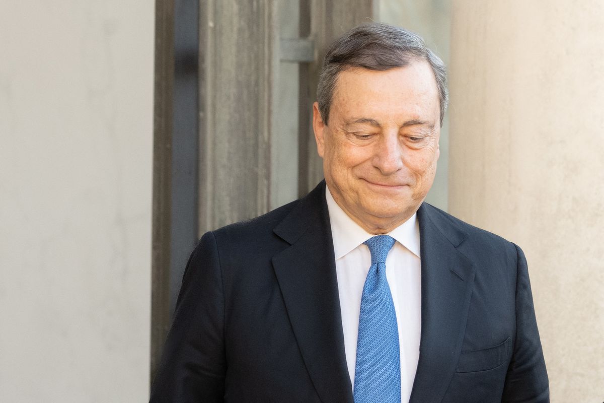 FRANCE- - MARIO DRAGHI - PARIS