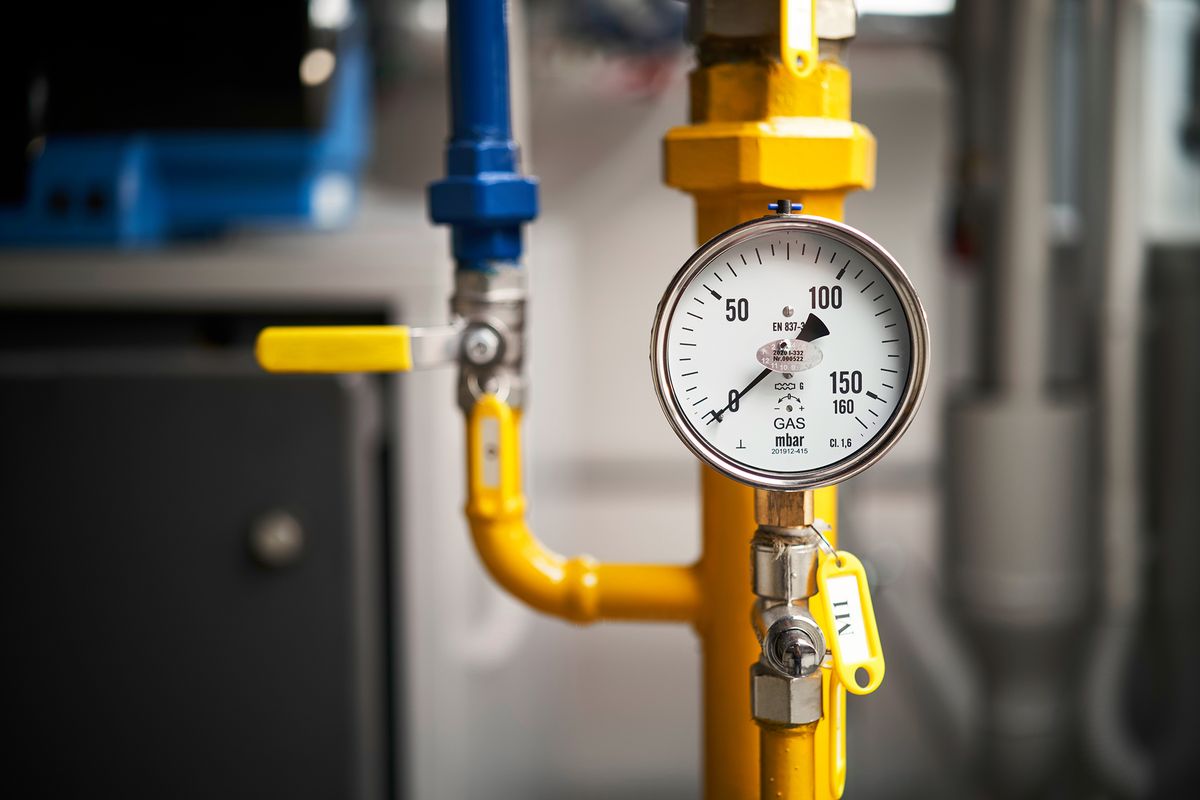 Boiler,Room,Gas,Pressure,Meter