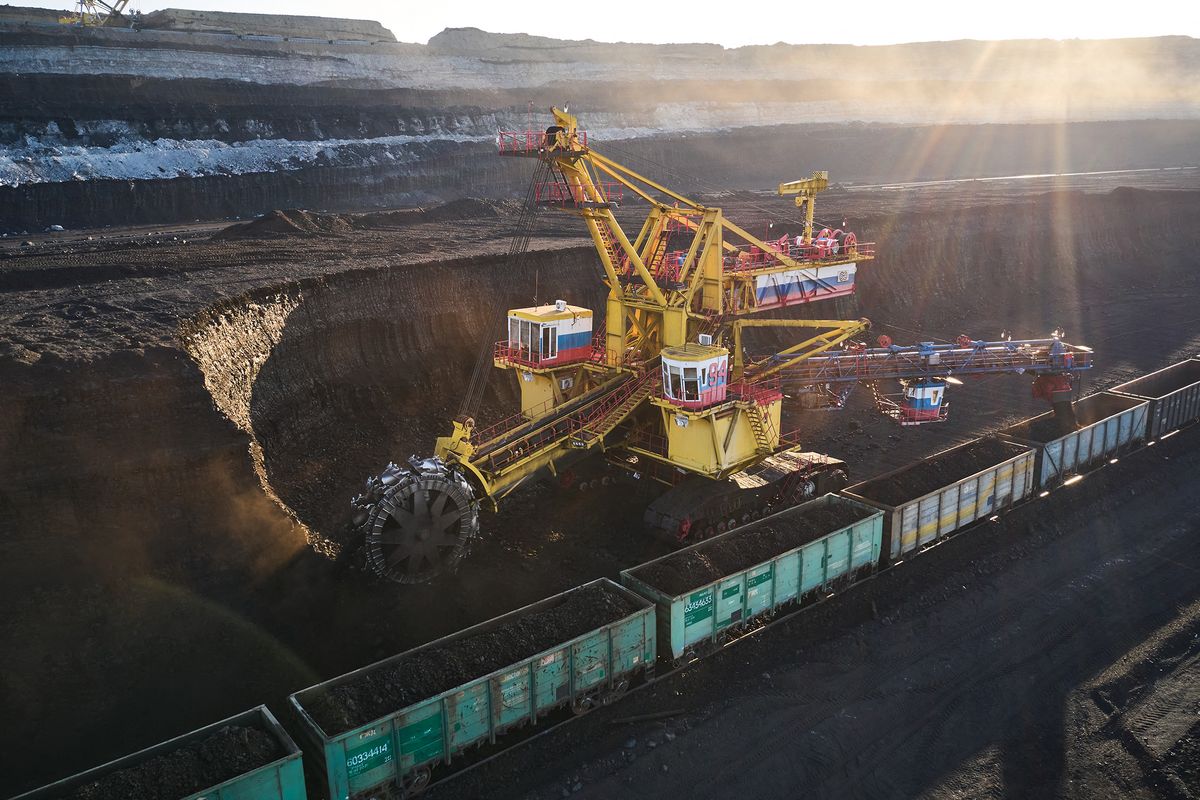 Borodinsky opencast coal mine