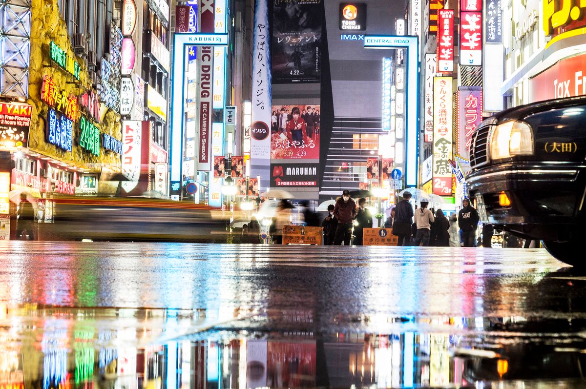 Nightlife in Tokyo (Photo by Alexander Stuhler / mauritius images / mauritius images via AFP)