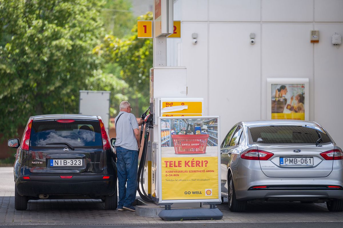 Shell Budapest Benzinkút üzemanyag-töltő állomás benzin gázolaj üzemanyag hatósági ár árstop 480 Forint 2022.07.11fotó: Németh András Péter / Szabad Föld