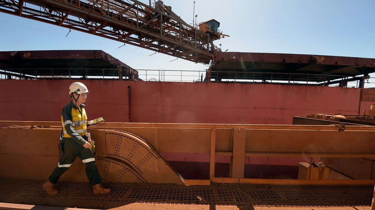 Operations At Rio Tinto's Dampier Port