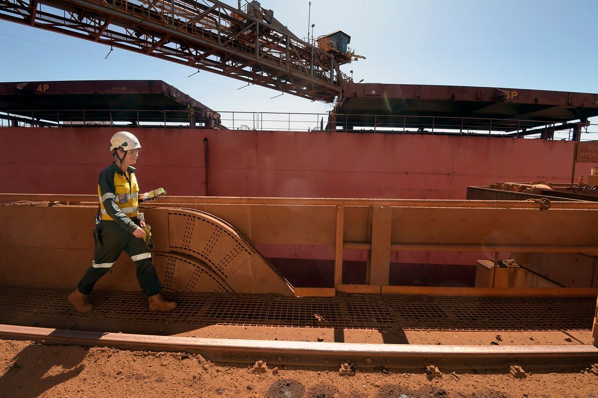 Operations At Rio Tinto's Dampier Port