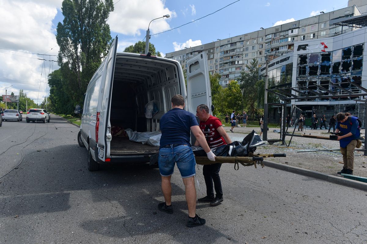 Russian strike kills three people in Kharkiv