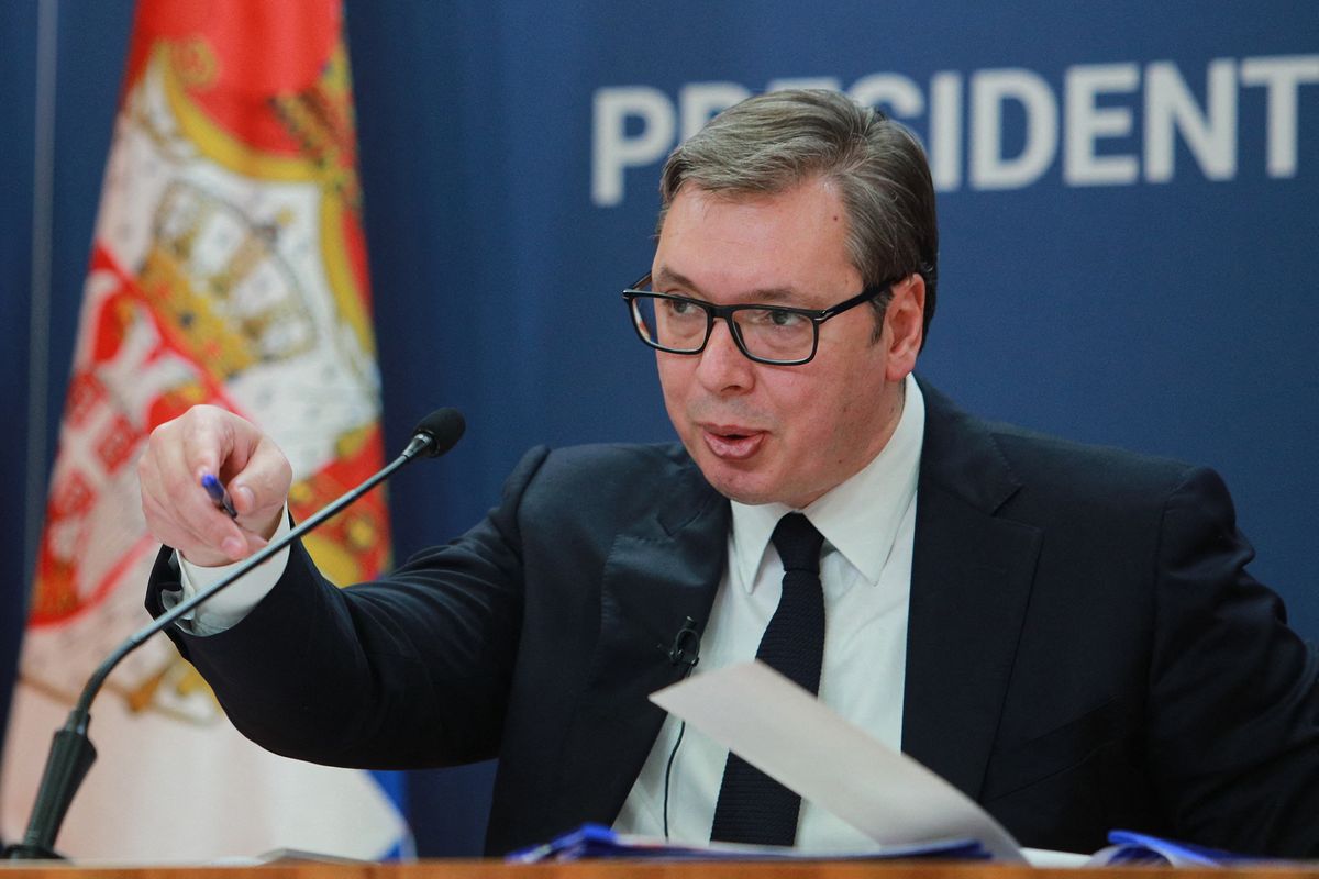 Serbian Prime Minister Aleksandar Vucic