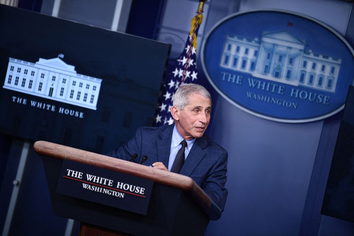 (FILES) In this file photo taken on November 19, 2020 Director of the National Institute of Allergy and Infectious Diseases Anthony Fauci speaks during a White House Coronavirus Task Force press briefing in the James S. Brady Briefing Room of the White House. - Anthony Fauci, who has helmed the United States' response to infectious disease outbreaks since the 1980s, will retire by the end of President Joe Biden's current term, he said in interviews August 22, 2022. (Photo by Brendan Smialowski / AFP)