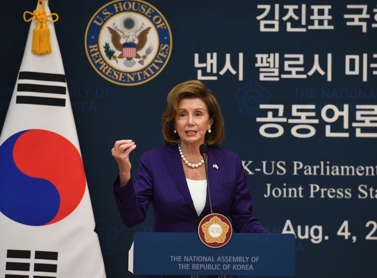 U.S. House Speaker Nancy Pelosi Visits South Korea
