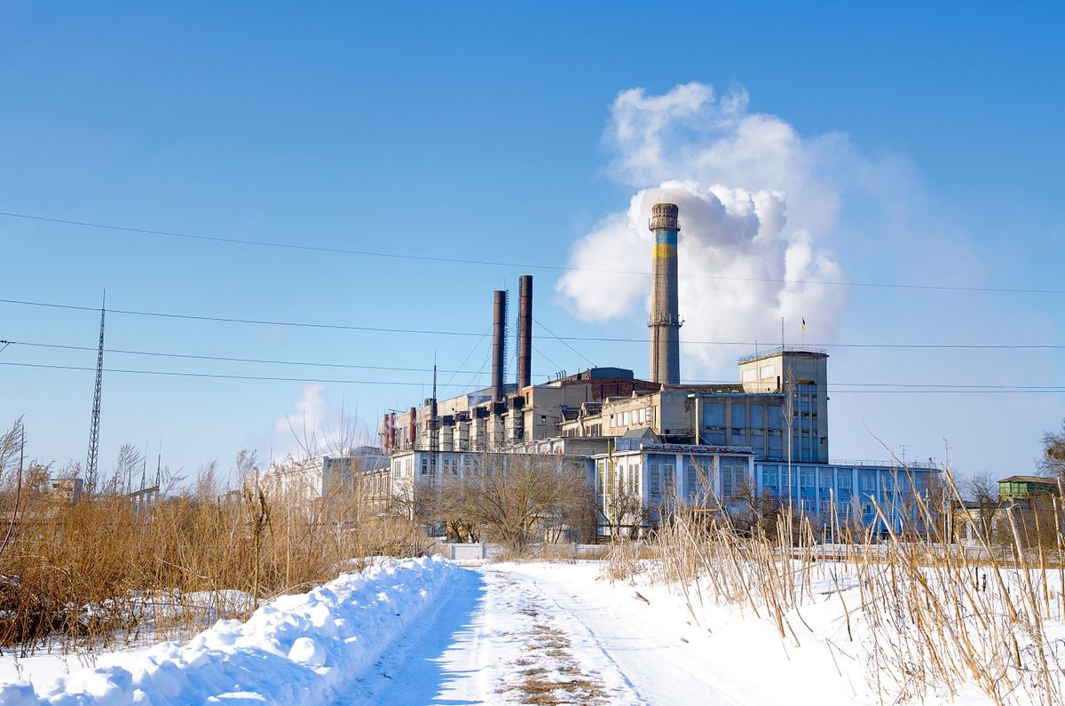 Smoke,From,The,Chimney,At,The,Ukrainian,Thermal,Power,Station.