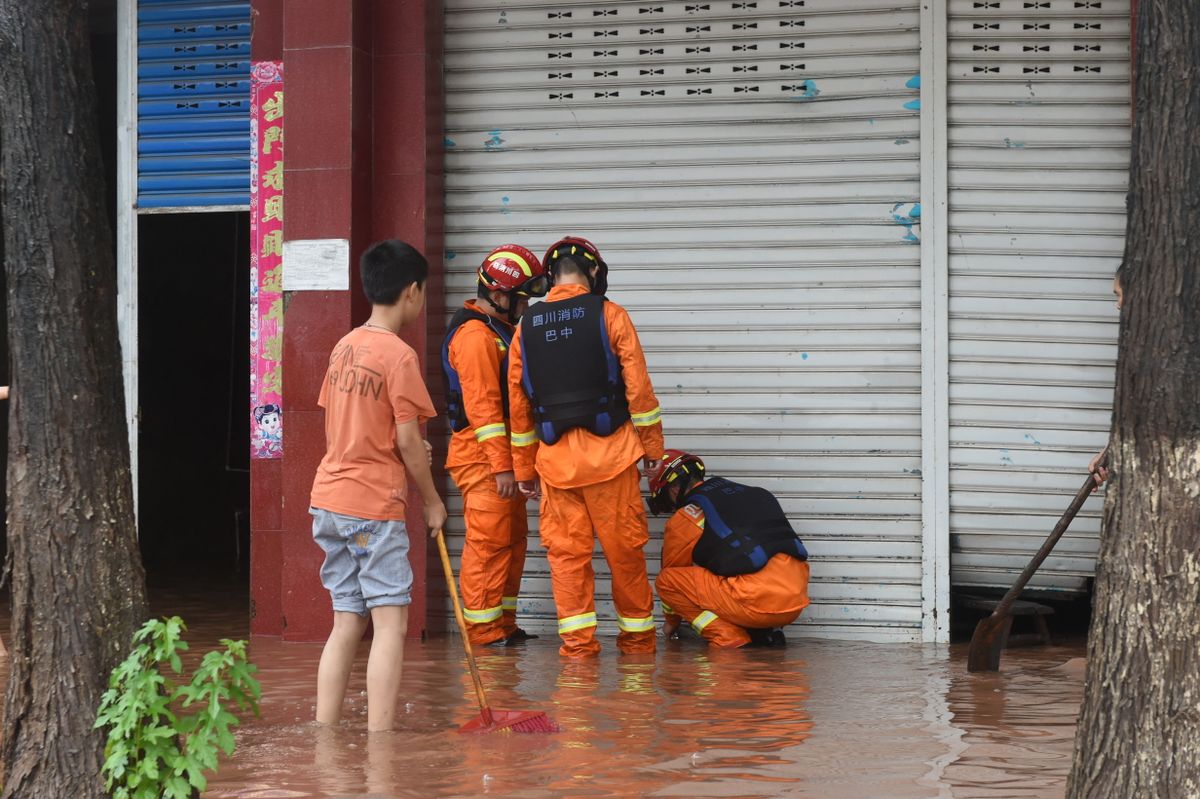 Sichuan Pingchang: heavy rainfall affected multiple towns