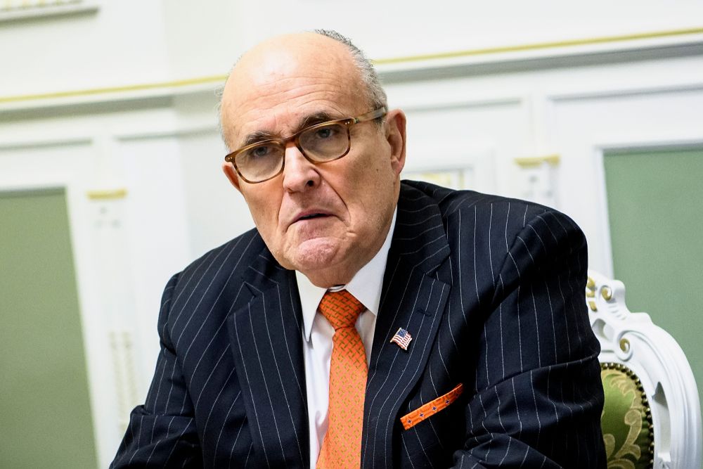 Former,New,York,City,Mayor,Rudy,Giuliani,During,Visit,To