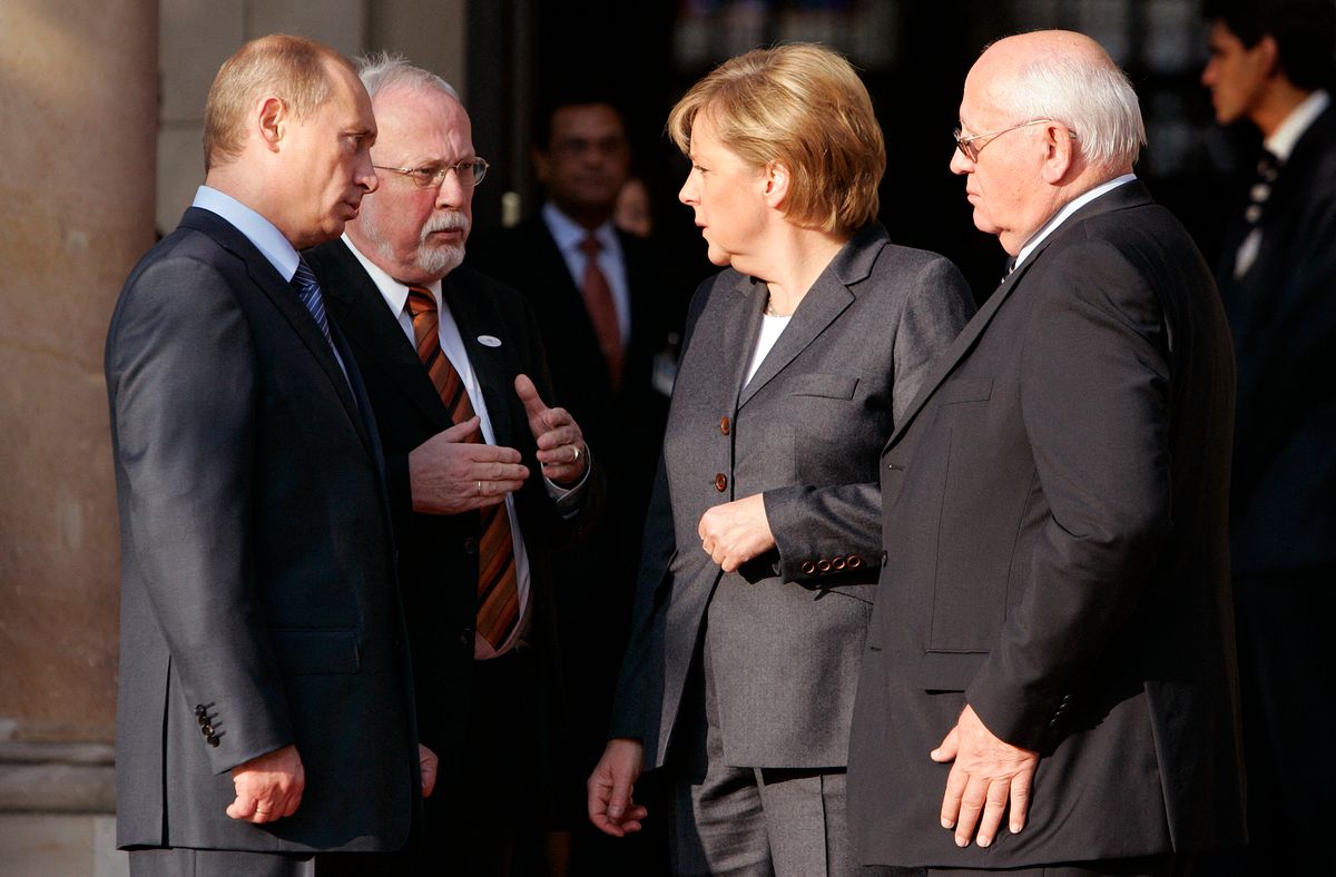 German - Russian consultations - Putin, Merkel, Gorbachev, de Maiziere