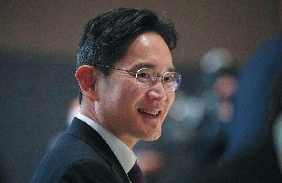 Lee Jae-yong, Samsung Electronics vice chairman and de facto leader of Samsung Group, attends an inaugural dinner of South Korea's President Yoon Suk-yeol at a hotel in Seoul on May 10, 2022. (Photo by JEON HEON-KYUN / POOL / AFP)