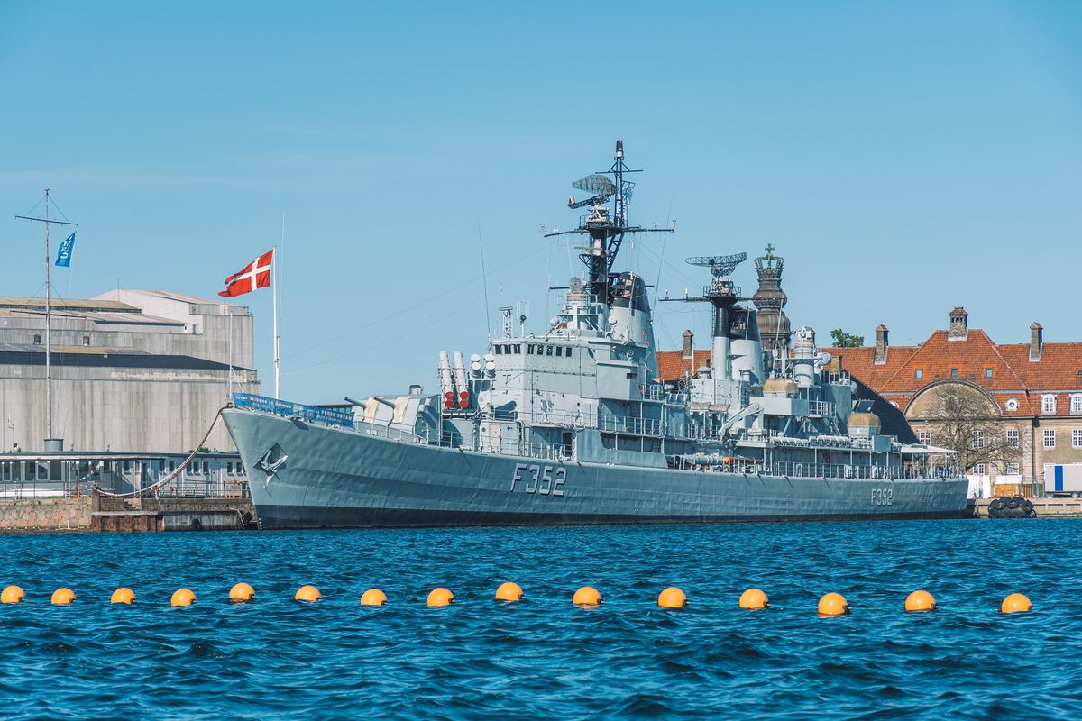 Copenhagen,,Denmark, warship