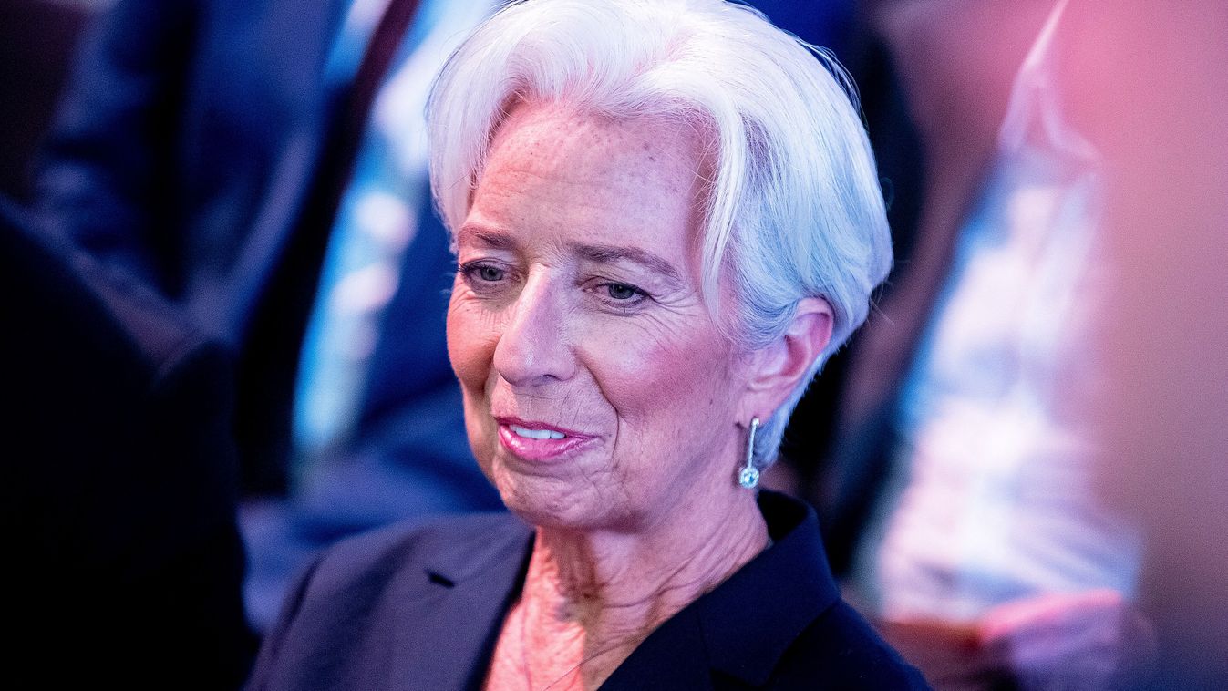 Christine Lagarde, 04 November 2019, Berlin: Christine Lagarde, President of the European Central Bank (ECB), is attending the "VDZ Publishers' Night 2019 - Gala of Magazine Publishers" at Deutsche Telekom's Capital Representation. President of the Bundestag Schäuble is awarded the "Honorary Victoria" and Reporters Without Borders the "Golden Victoria 2019 for Press Freedom". VDZ Publishers' Summit and Gala form the largest network event of the Association of German Magazine Publishers (VDZ). Photo: Christoph Soeder/dpa (Photo by Christoph Soeder / DPA / dpa Picture-Alliance via AFP)