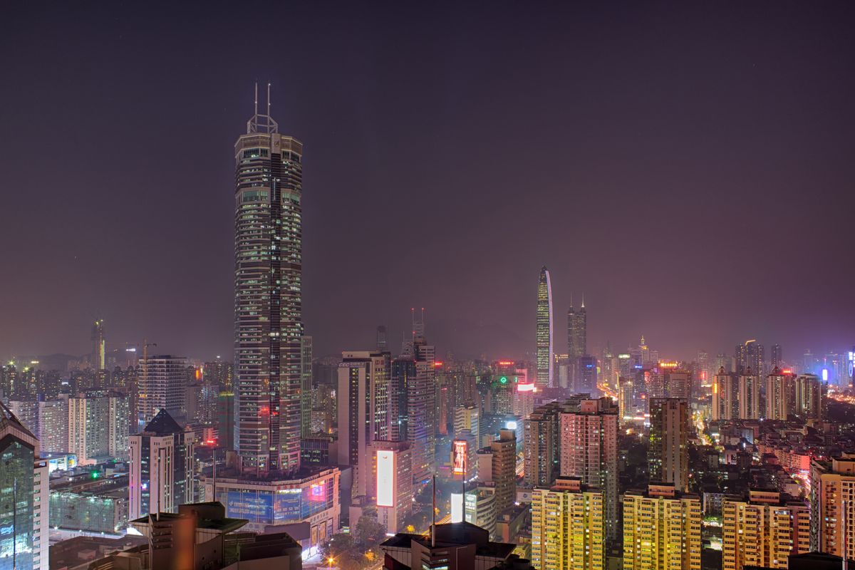 Shenzhen Huaqiang North SEG Plaza City Skyline