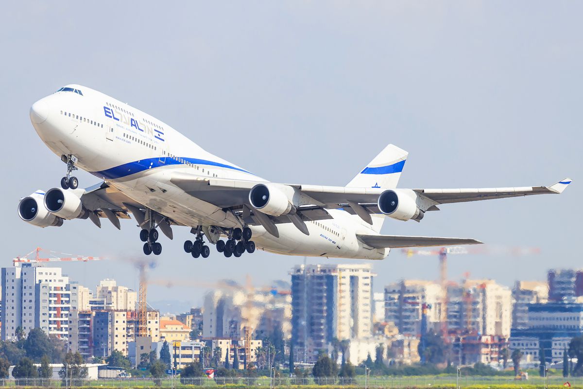Tel,Aviv,,Israel-february,24,,2019:,Boeing,747,Of,El-al,At