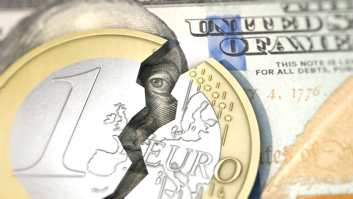 dollár
euro