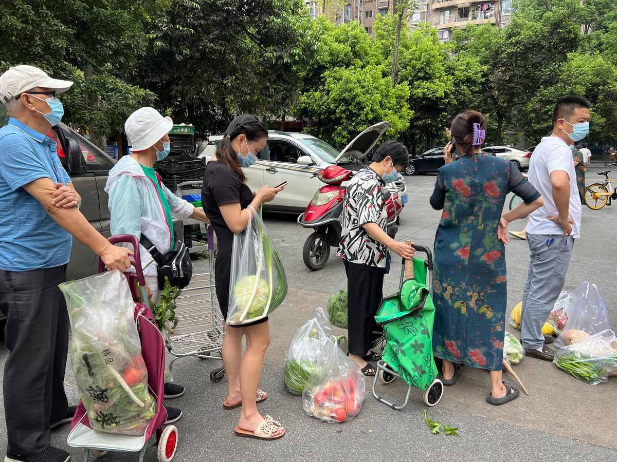 Chengdu élelmiszerhiány, Kína