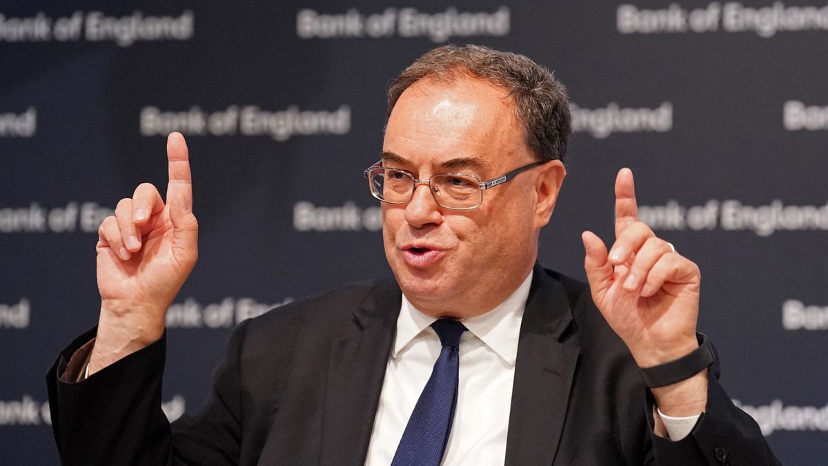 Governor of the Bank of England Andrew Bailey speaks during a Financial Stability Report press conference at the Bank of England in London on July 5, 2022. - UK banks can survive the "deteriorated economic outlook" with the sector more resilient than during 2008 financial crisis, but must increase their capital reserves, the Bank of England said Tuesday. 