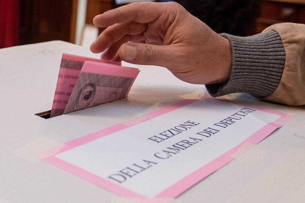 Italians Cast Their Votes In Snap Election