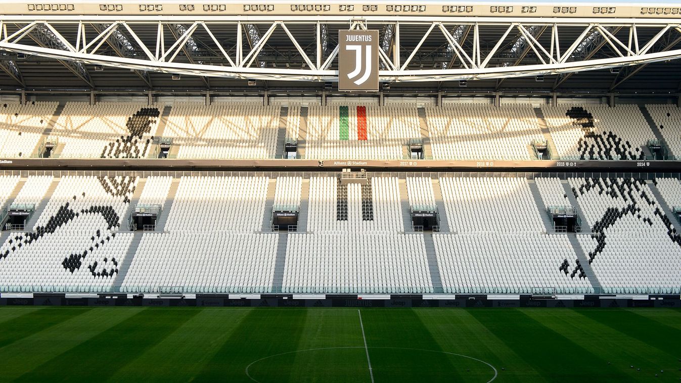 TURIN, ITALY - NOV 3, 2017: Beautiful view of the Juventus Stadium (Allianz), opened in 2011