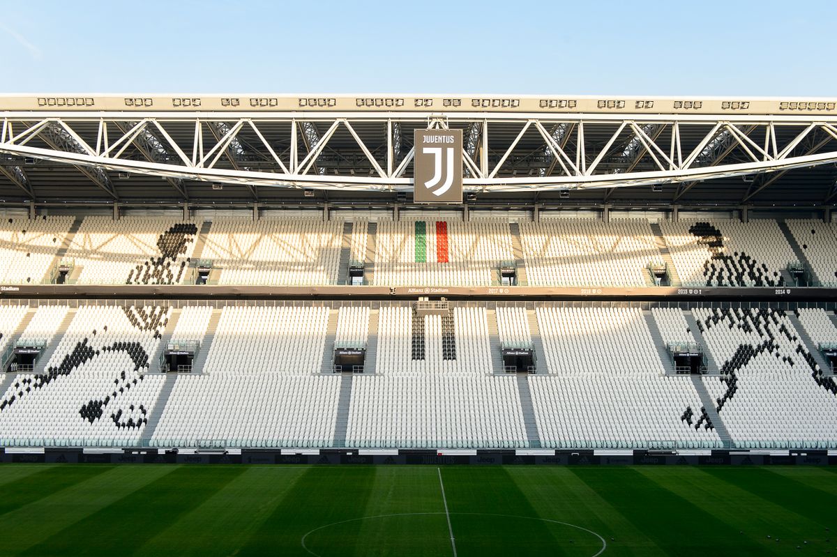 TURIN, ITALY - NOV 3, 2017: Beautiful view of the Juventus Stadium (Allianz), opened in 2011