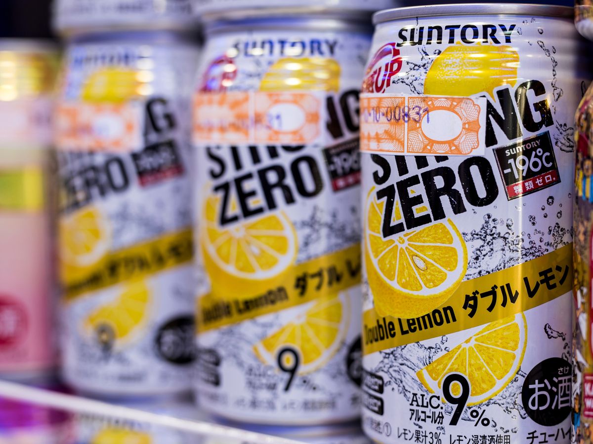 Suntory,Strong,Zero,Double,Lemon,Alcoholic