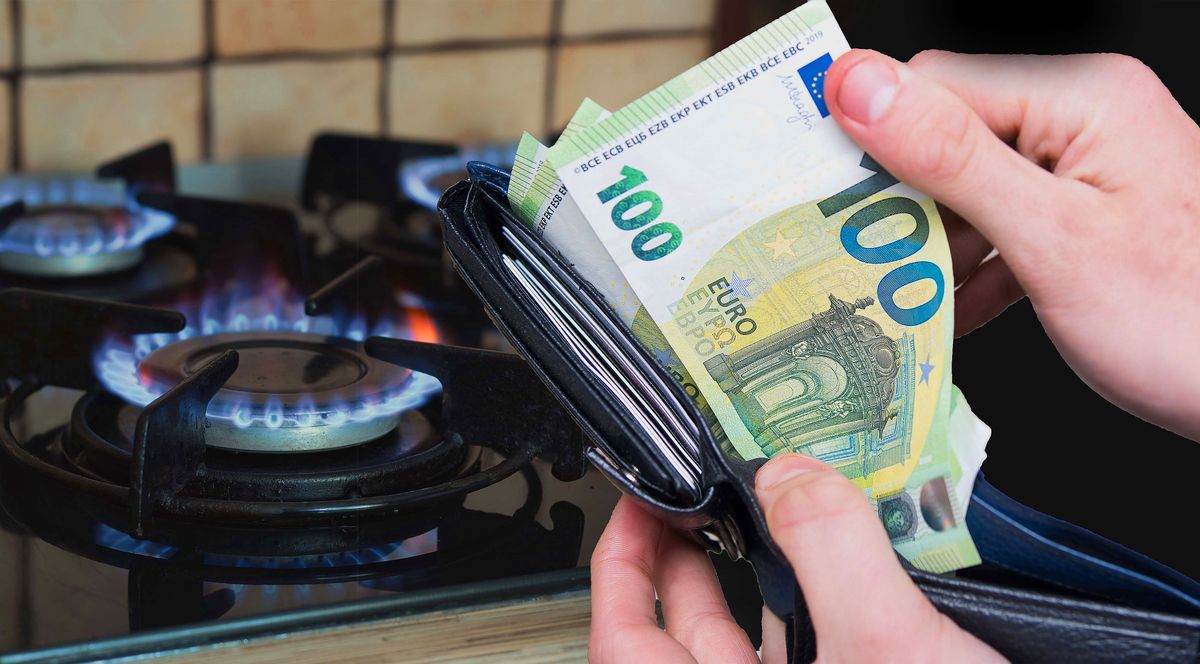 Bielsko,,Poland,-,07.23.2022:,Euro,Banknotes,On,The,Background,Of, Bielsko, Poland - 07.23.2022: Euro banknotes on the background of a gas stove. Concept showing the energy crisis in Europe. Increase in prices and difficult gas availability, Bielsko, Poland - 07.23.2022: Euro banknotes on the background of a gas stove. Concept showing the energy crisis in Europe. Increase in prices and difficult gas availability