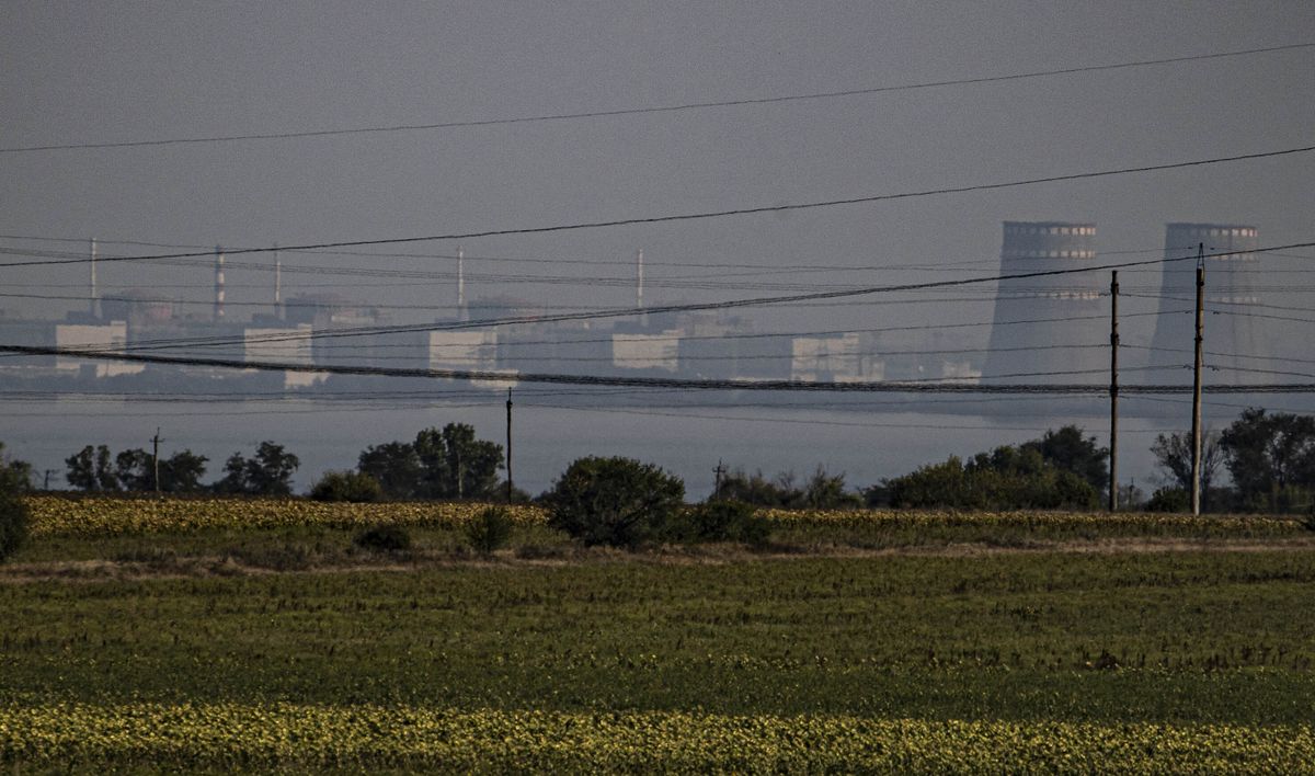 ZAPORIZHZIA, UKRAINE - AUGUST 30: Zaporizhzhia Nuclear Power Plant is seen as Russian military’s presence at nuclear power plant continues, on August 30, 2022, in Zaporizhzia, Ukraine.