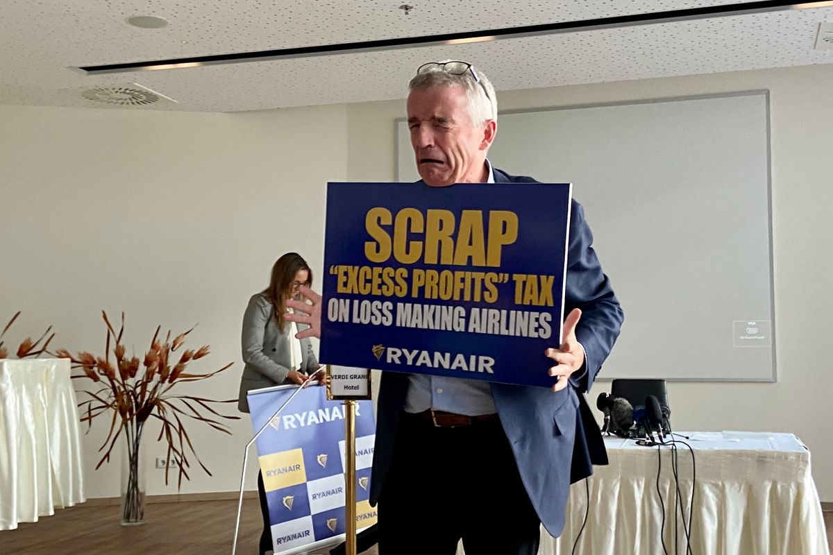 Ryanair, Michael O’Leary 2022. 09. 13.