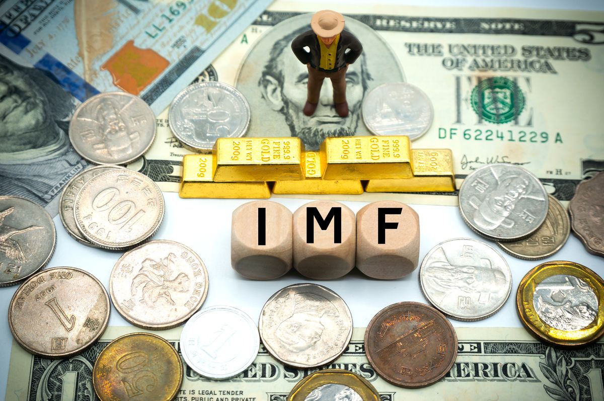 International,Monetary,Fund,(imf),Is,An,International,Organization,That,Promotes, International Monetary Fund (IMF) is an international organization that promotes global economic growth and financial stability, encourages international trade.The word is written on money background