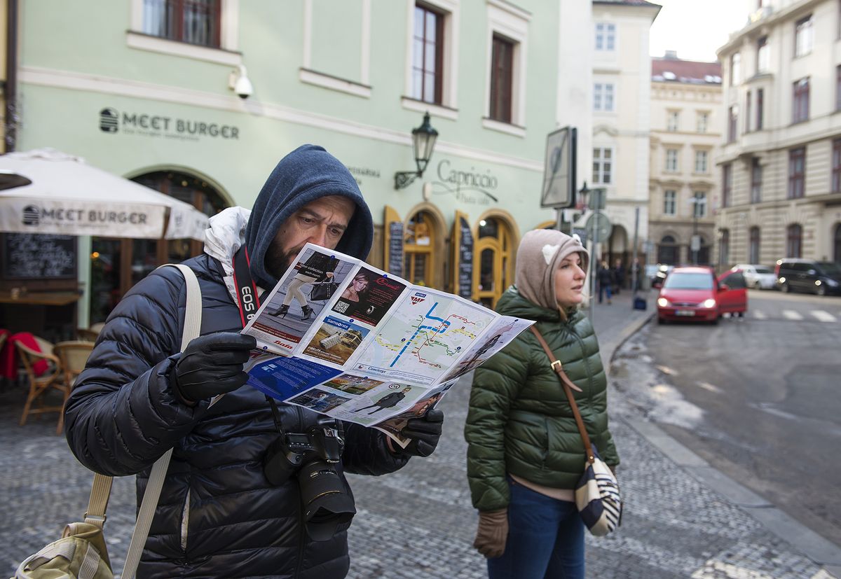 Prague,czech,Republic,-,January,11,,2016,:,Lost,Tourists,View