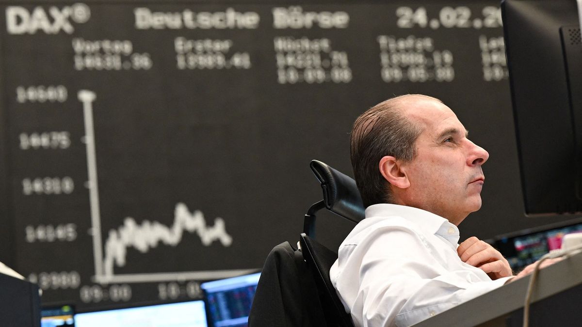Ukraine war - Frankfurt Stock Exchange